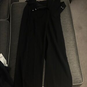Babaton Black Wide Leg Jumpsuit